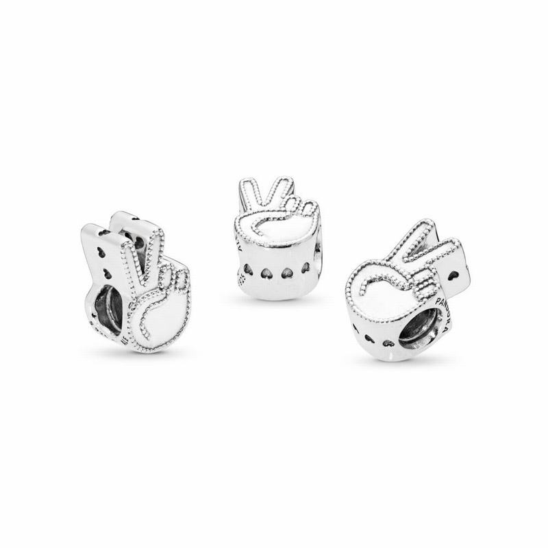 Pandora Symbol Of Peace Charm - Sterling Silver - Canada | VA7787EW